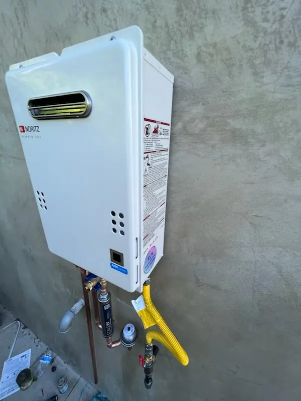 Tankless water heater installation for East Highland homes